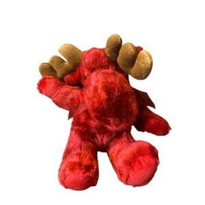 Vintage Dillards Holiday Reindeer / Moose Musical  Plush